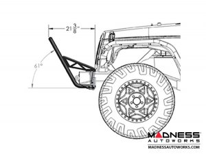 Jeep Wrangler JK Frame-Built Bumper Base - #1202 
